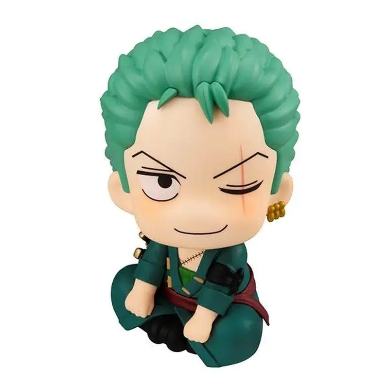 One Piece Luffy Zoro Cartoon Animation Figure Model Kawaii Simple Desktop Decoration Ornaments Children'S Toys Holiday Gifts