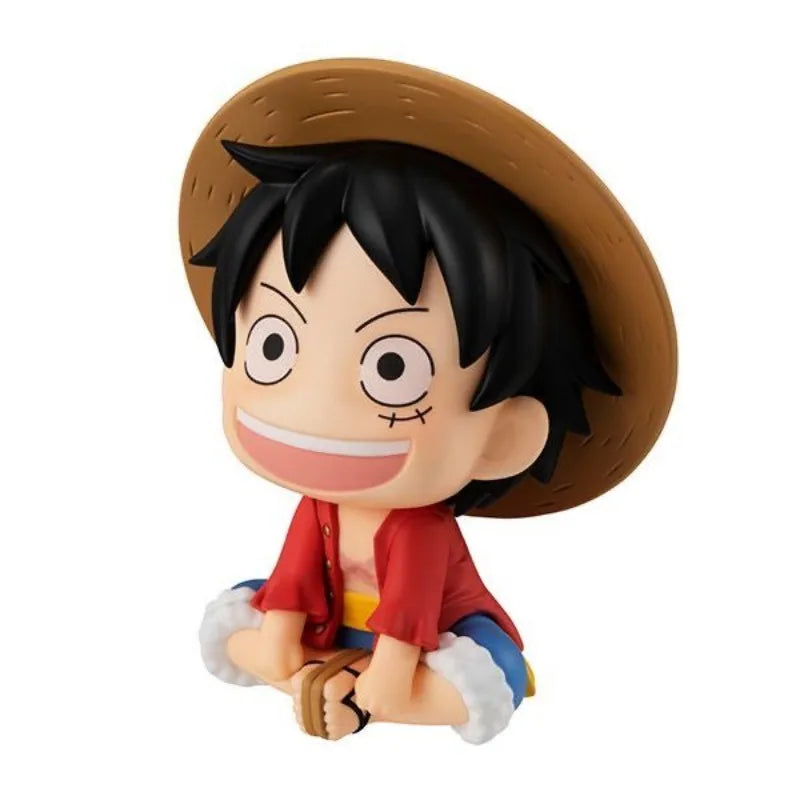 One Piece Luffy Zoro Cartoon Animation Figure Model Kawaii Simple Desktop Decoration Ornaments Children'S Toys Holiday Gifts