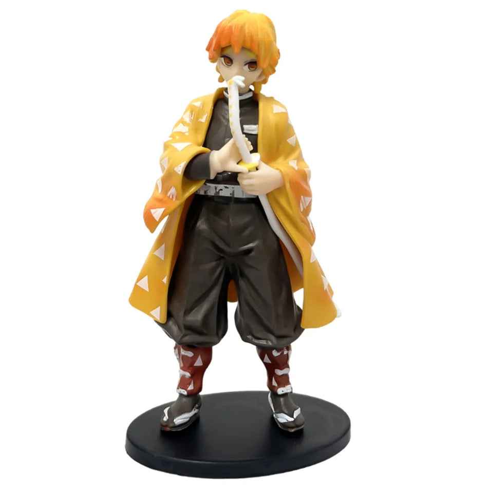 Anime Demon Slayer Kimetsu No Yaiba Figure 15Cm Nezuko Tanjirou Mitsuri Shinobu Zenitsu Kyoujurou Action Figural Model Toy Gifts