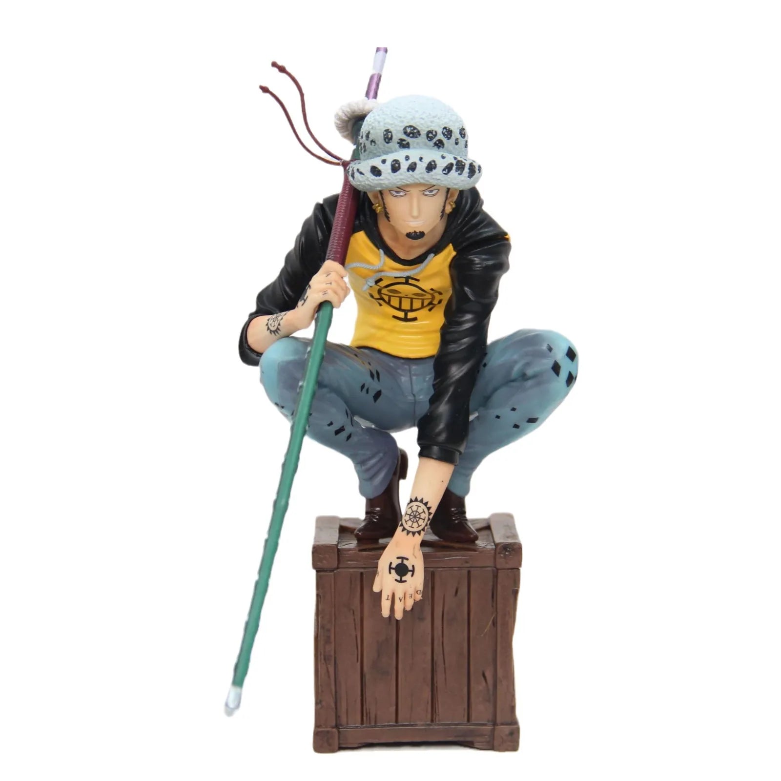 21Cm One Piece Figures Trafalgar D. Water Law Action Figures Anime Pvc Model Statue Ornamen Collection Decoration Toys Gifts