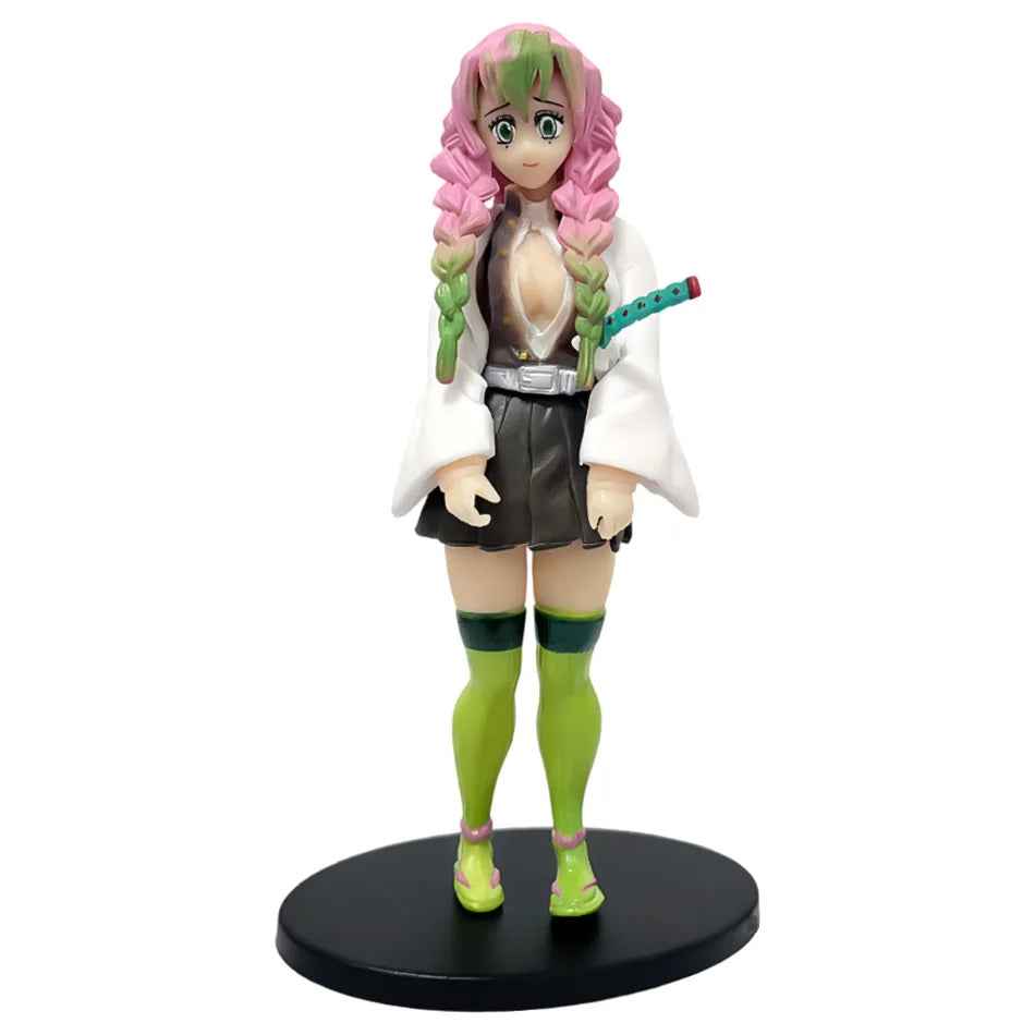 Anime Demon Slayer Kimetsu No Yaiba Figure 15Cm Nezuko Tanjirou Mitsuri Shinobu Zenitsu Kyoujurou Action Figural Model Toy Gifts