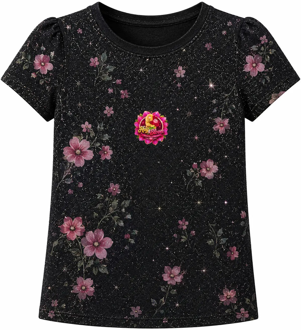 Hugs and bloom sparklebloom short sleeve top L&L toys and apparel