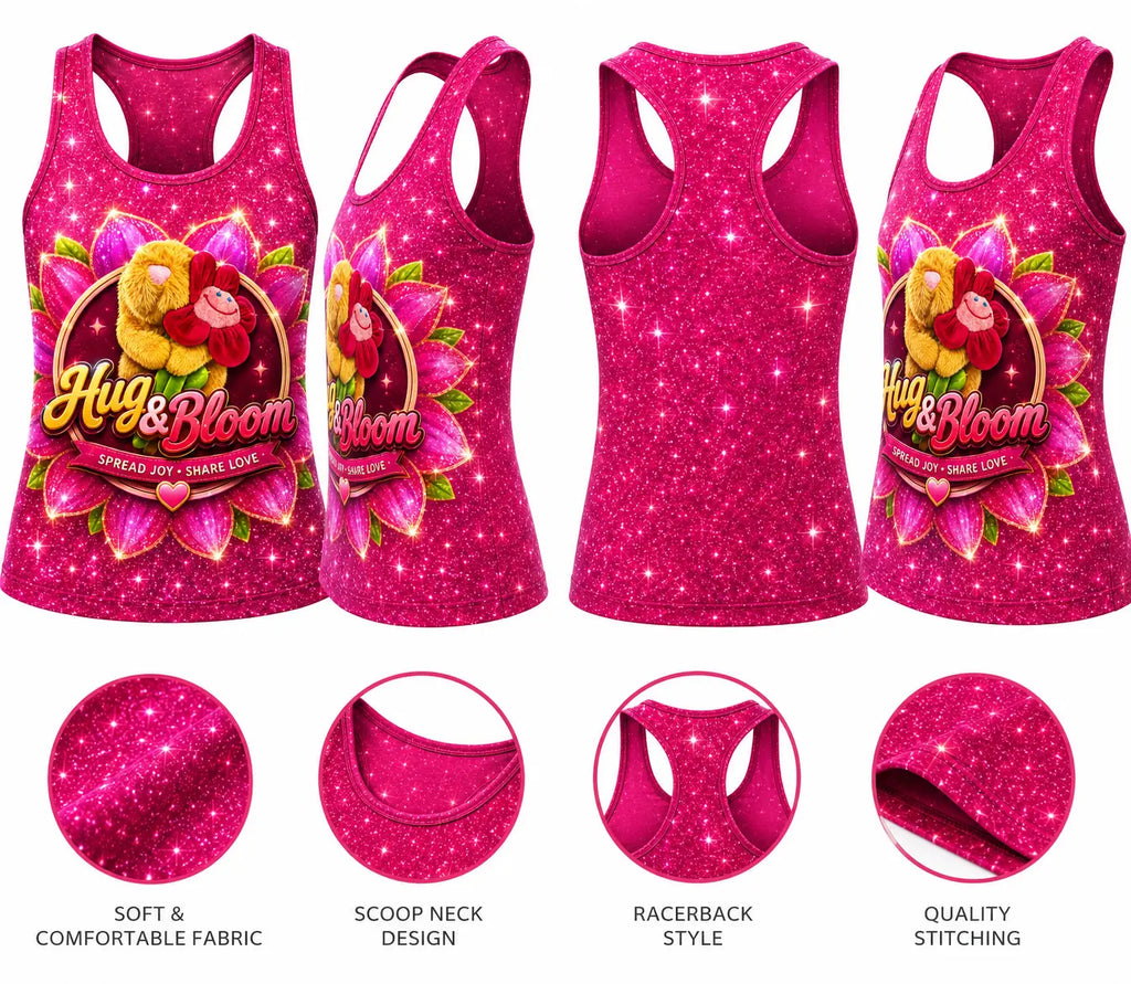 Hugs and bloom gym sports top L&L toys and apparel