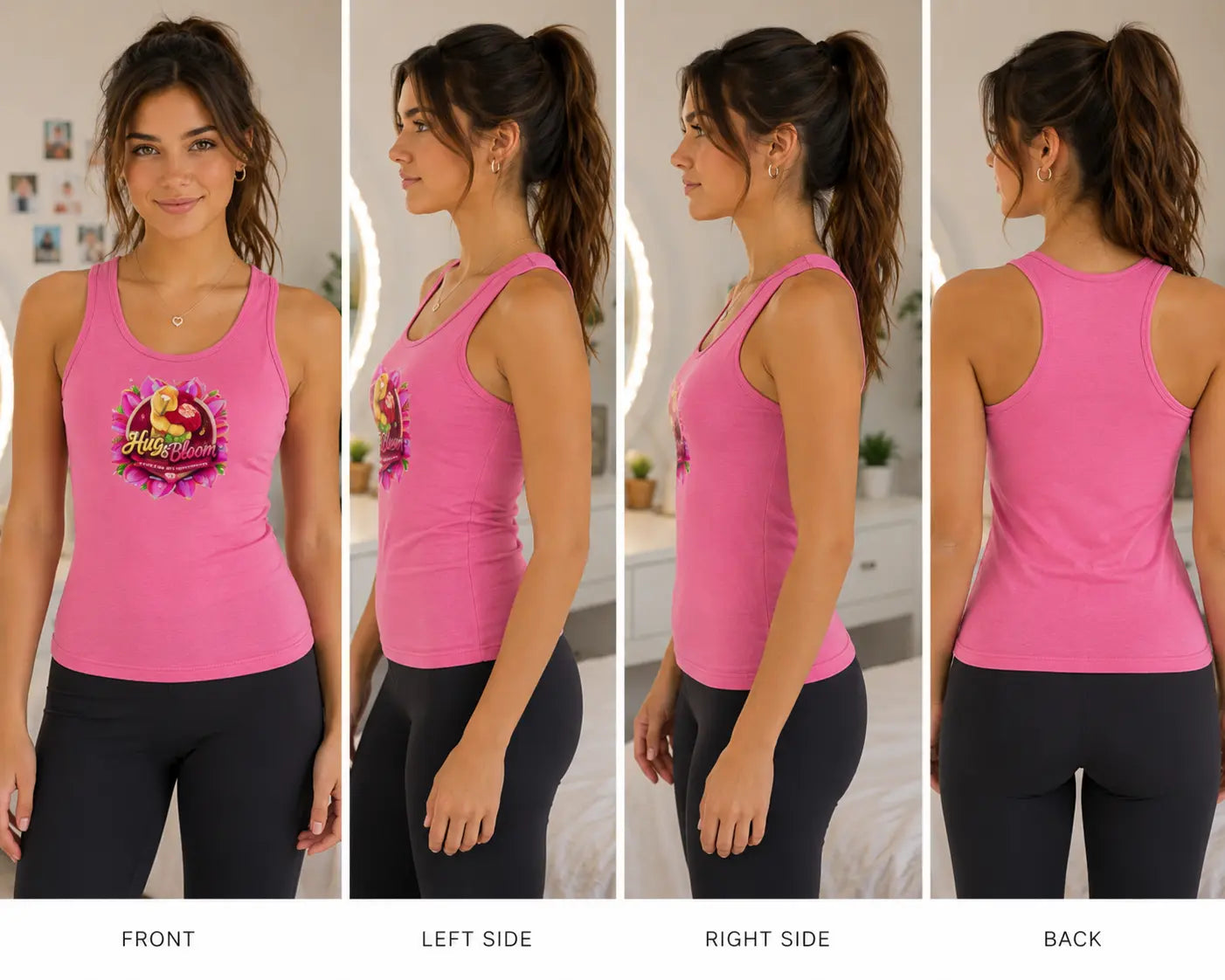 Hugs and bloom logo vest L&L toys and apparel