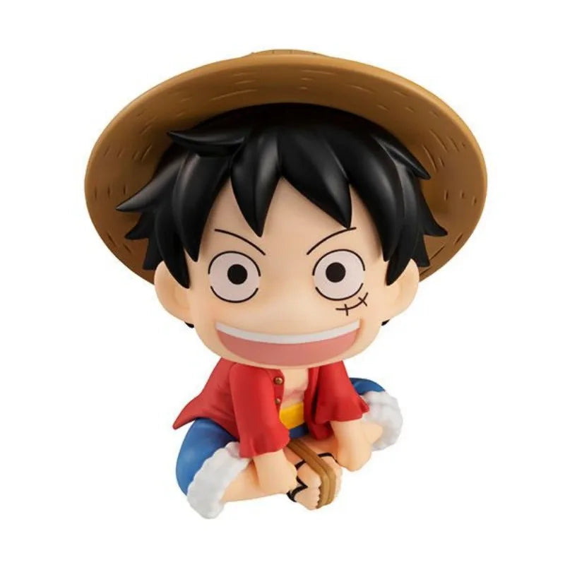 One Piece Luffy Zoro Cartoon Animation Figure Model Kawaii Simple Desktop Decoration Ornaments Children'S Toys Holiday Gifts